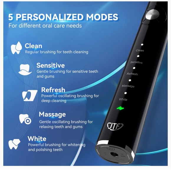 JTF Sonic Electric Toothbrush - Picture 2 of 8